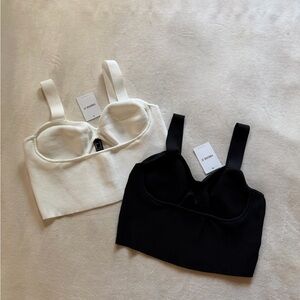 Forever 21 Bustier Crop Top Set of 2 size XL
